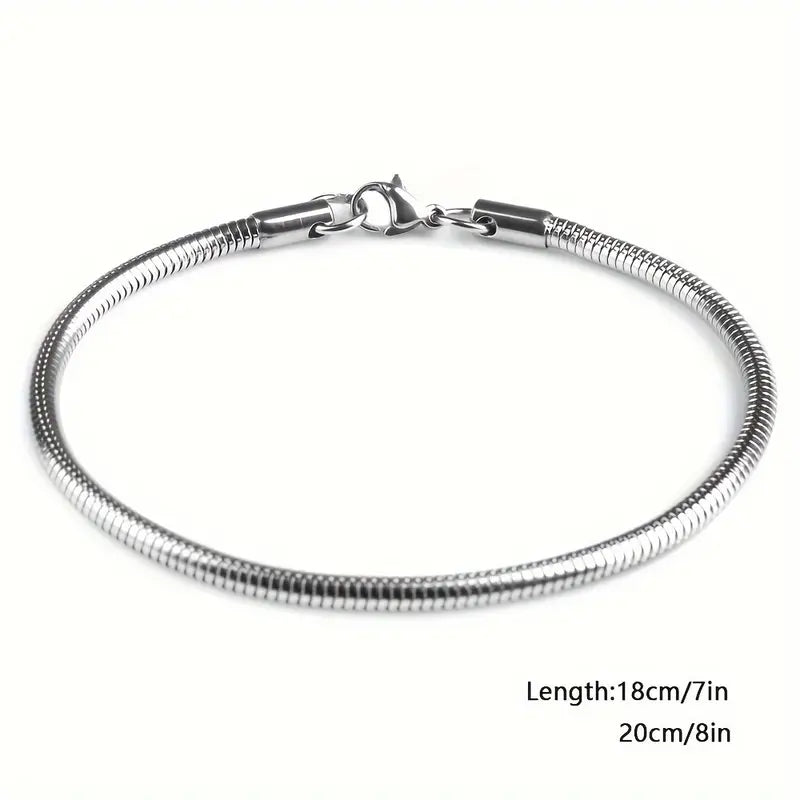 Valcien | Men's Stainless Steel Bracelet – Minimalist Modern Wristwear for Casual & Formal Elegance