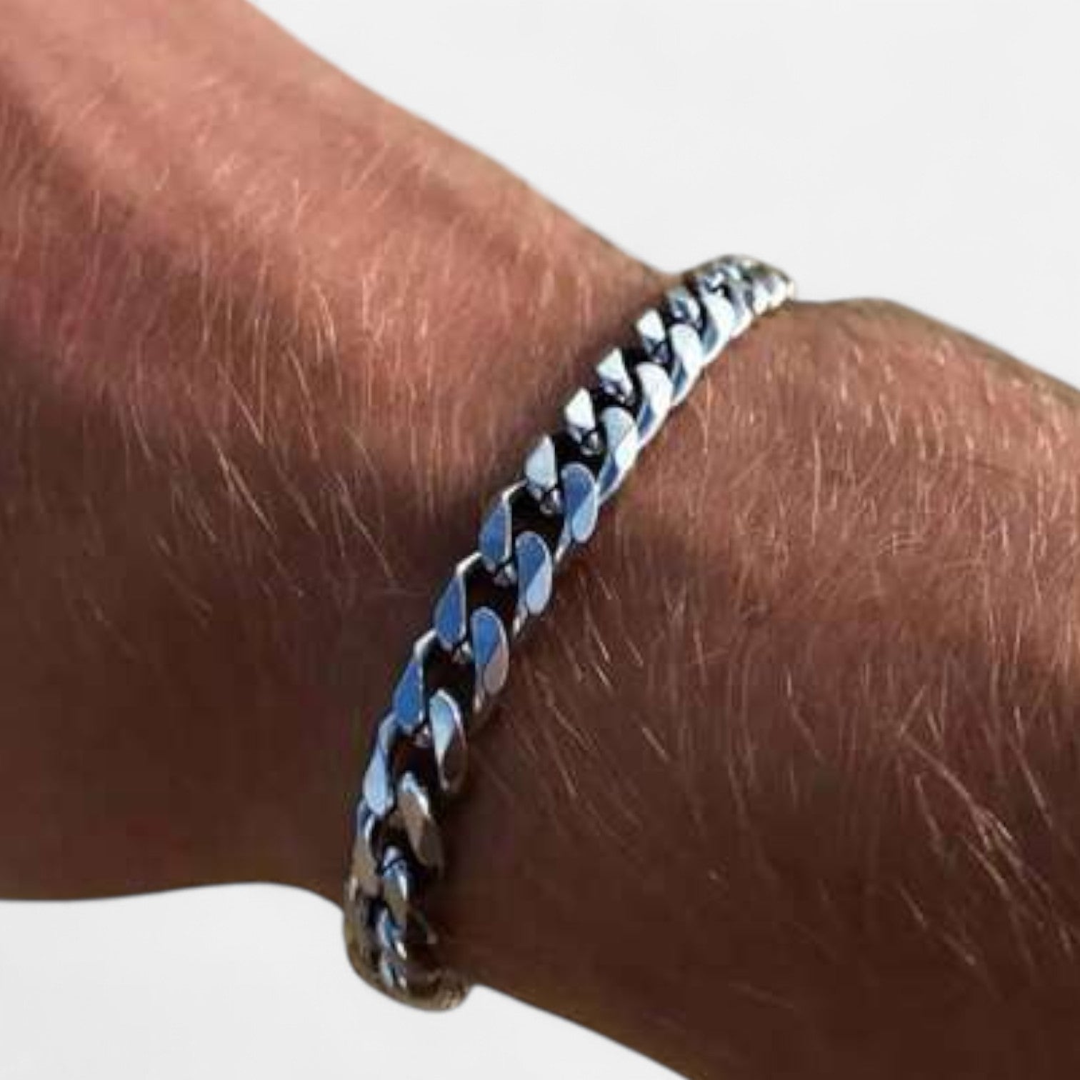 Valciens | Men's Cuban Link Chain Bracelet – Bold Steel, Urban Edge